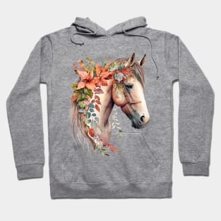 Watercolor Boho Horse Hoodie